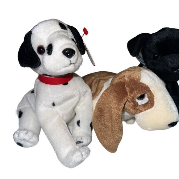 Vintage Ty Beanie Babies plush bundle - NWT - dog plush bundle - Picture 3 of 3